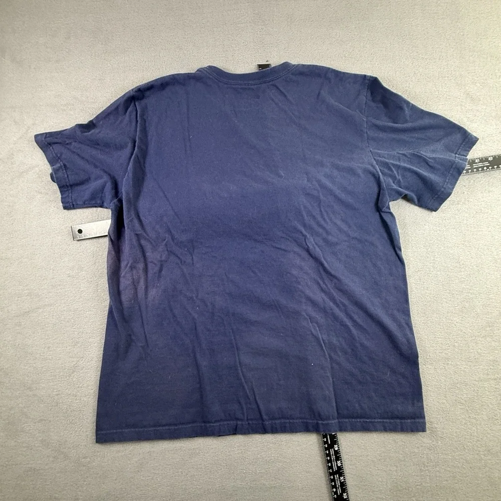 New York Yankees Shirt Mens XL Blue MLB Baseball Nike Tee Nike Swoosh Bleached